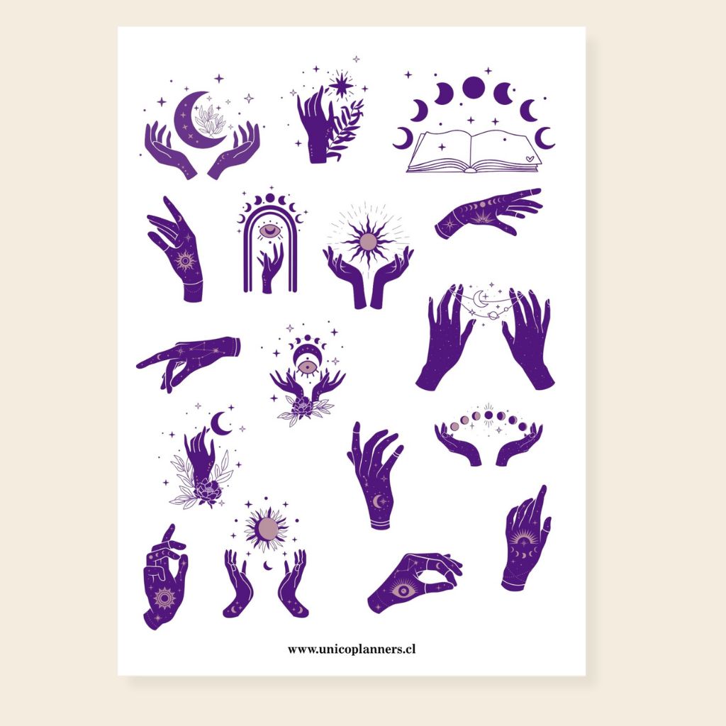 Set de Stickers | Golden Moons