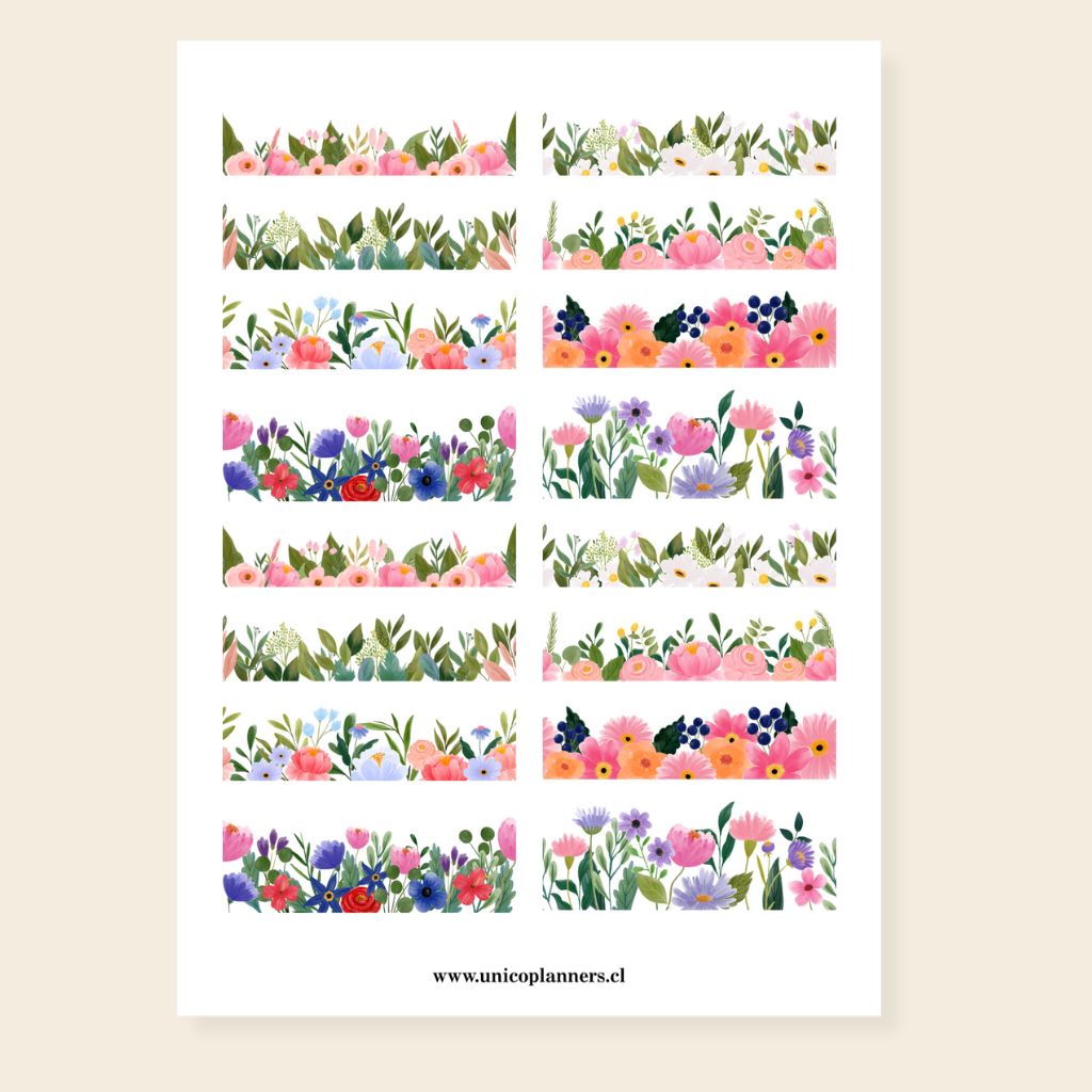 Set de Stickers | Radiant Garden