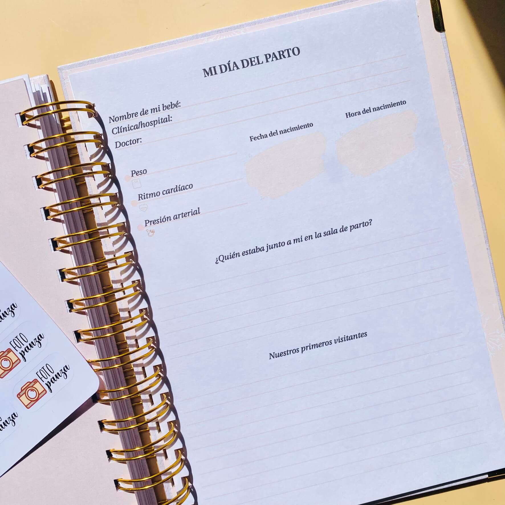 Diario Único Mi Embarazo - Fabric