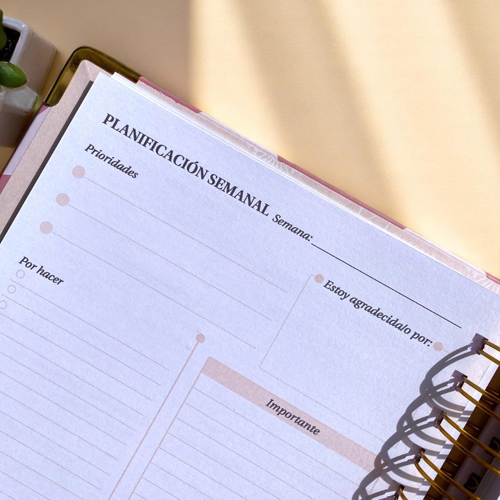 Planner Semanal Mis Semanas 2025 - 2026 | Leaf