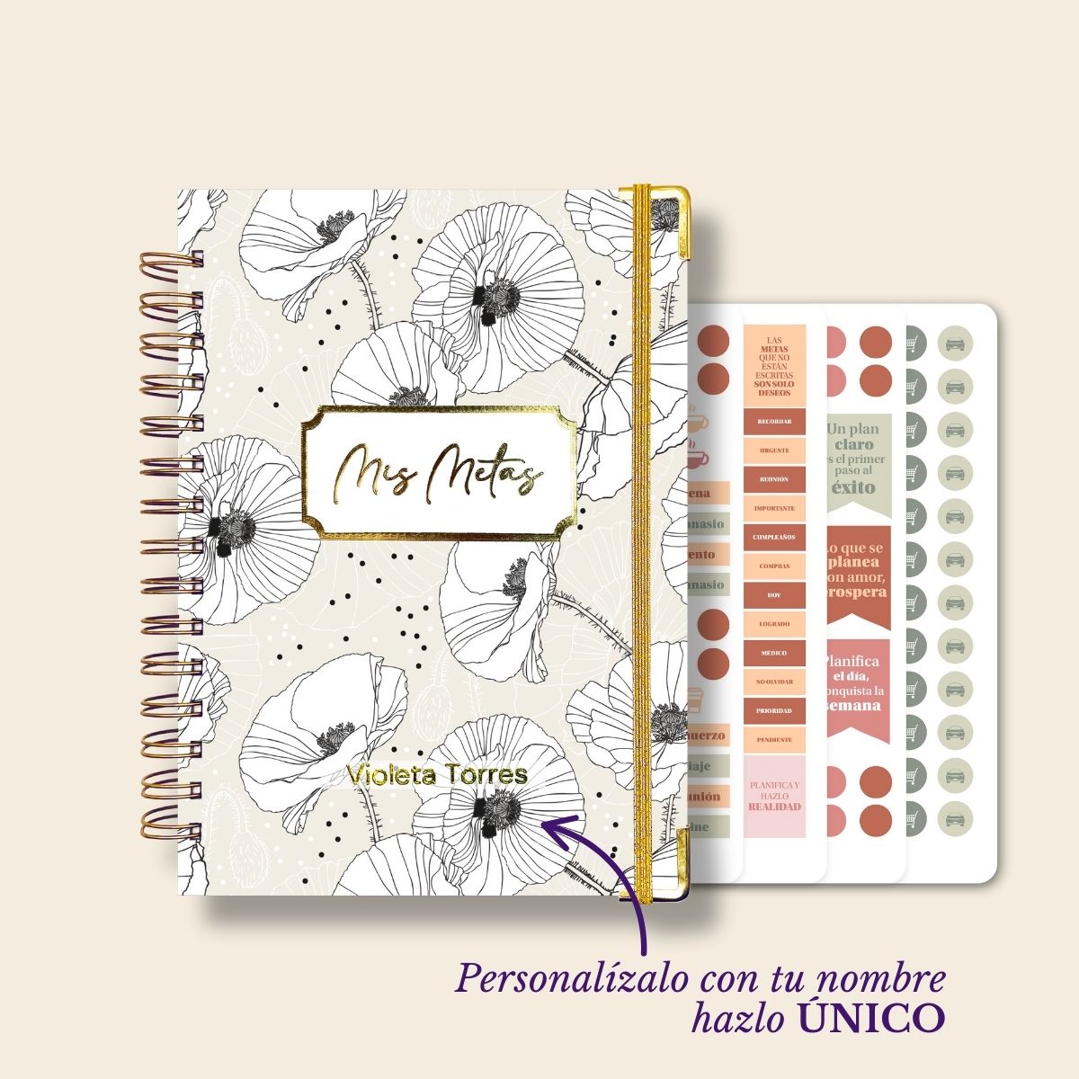 Planner de Productividad Mis Metas | Poppy