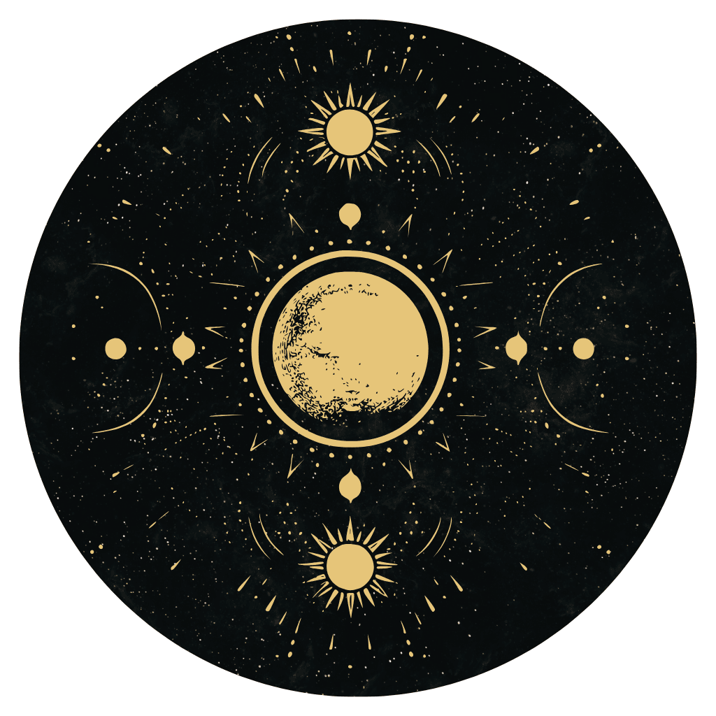 Set de Stickers | Golden Moons