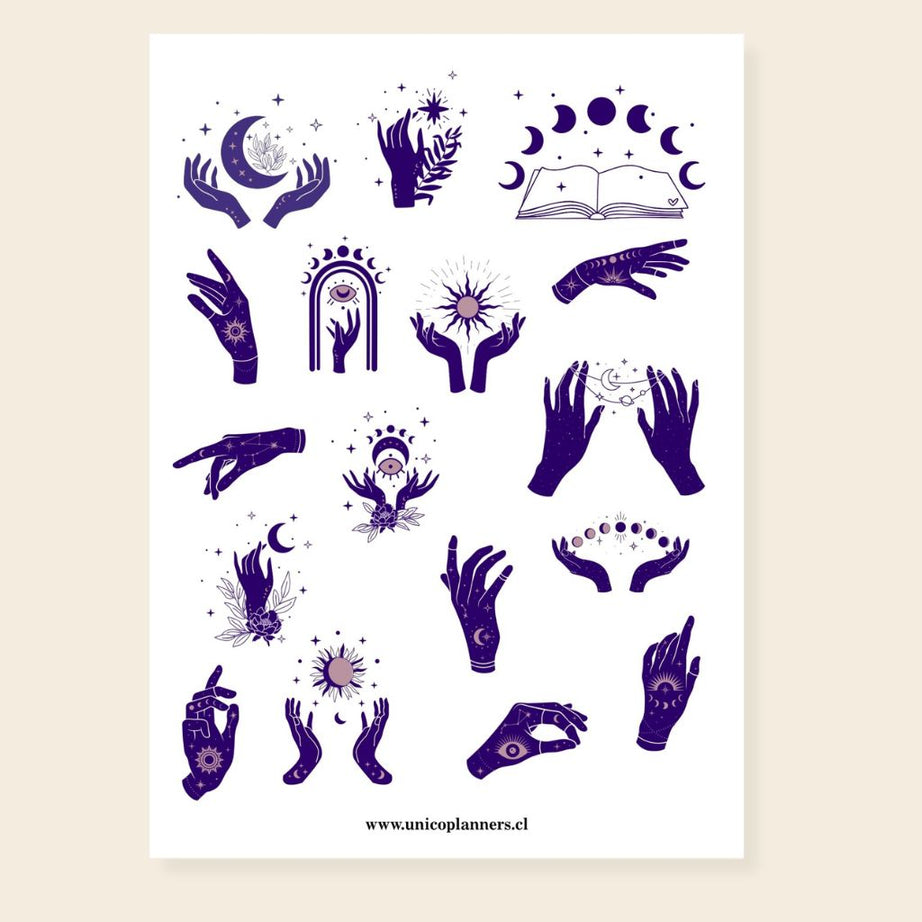 Set de Stickers | Golden Moons