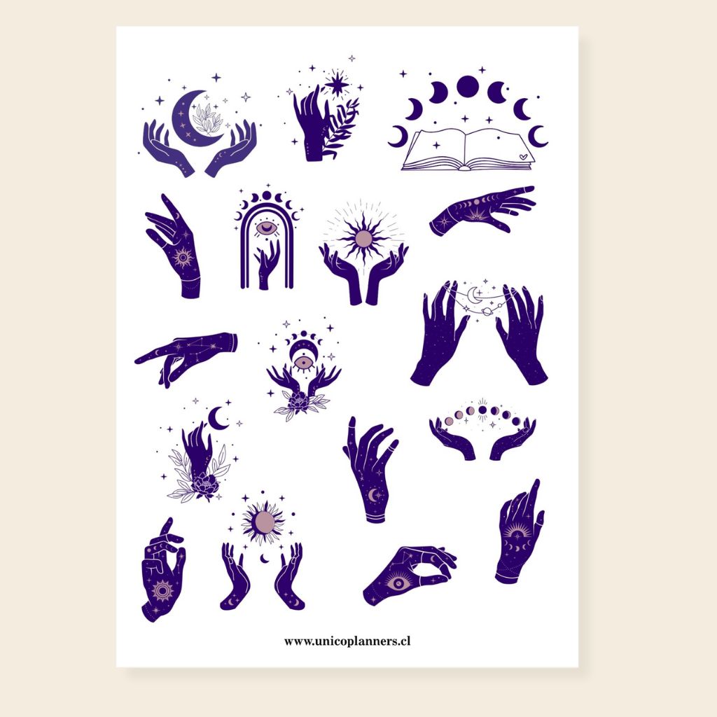 Set de Stickers | Golden Moons