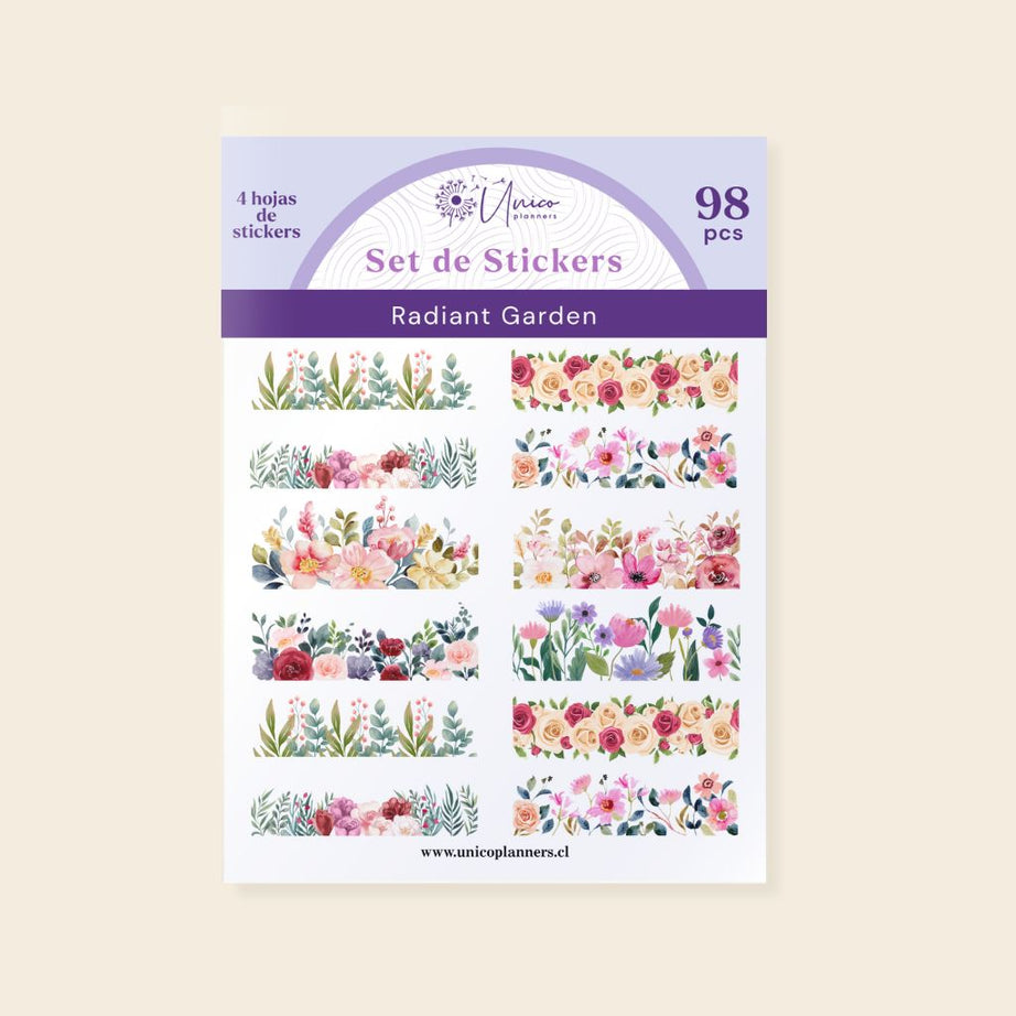 Set de Stickers | Radiant Garden