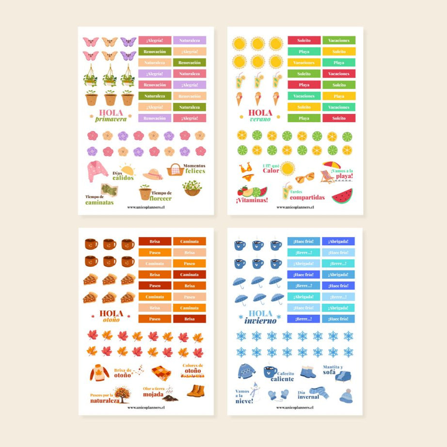 Set de Stickers | Seasons