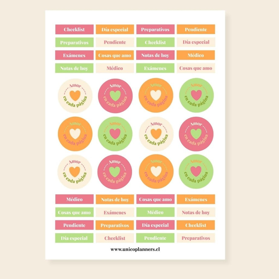 Set de Stickers | Tiny Memories Embarazo