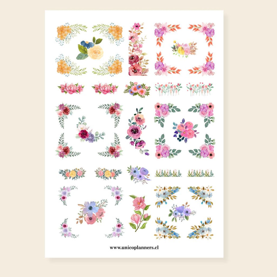 Set de Stickers | Radiant Garden