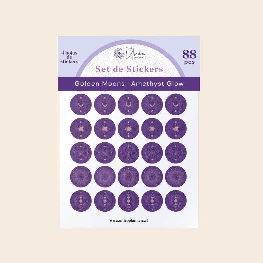 Set de Stickers | Golden Moons