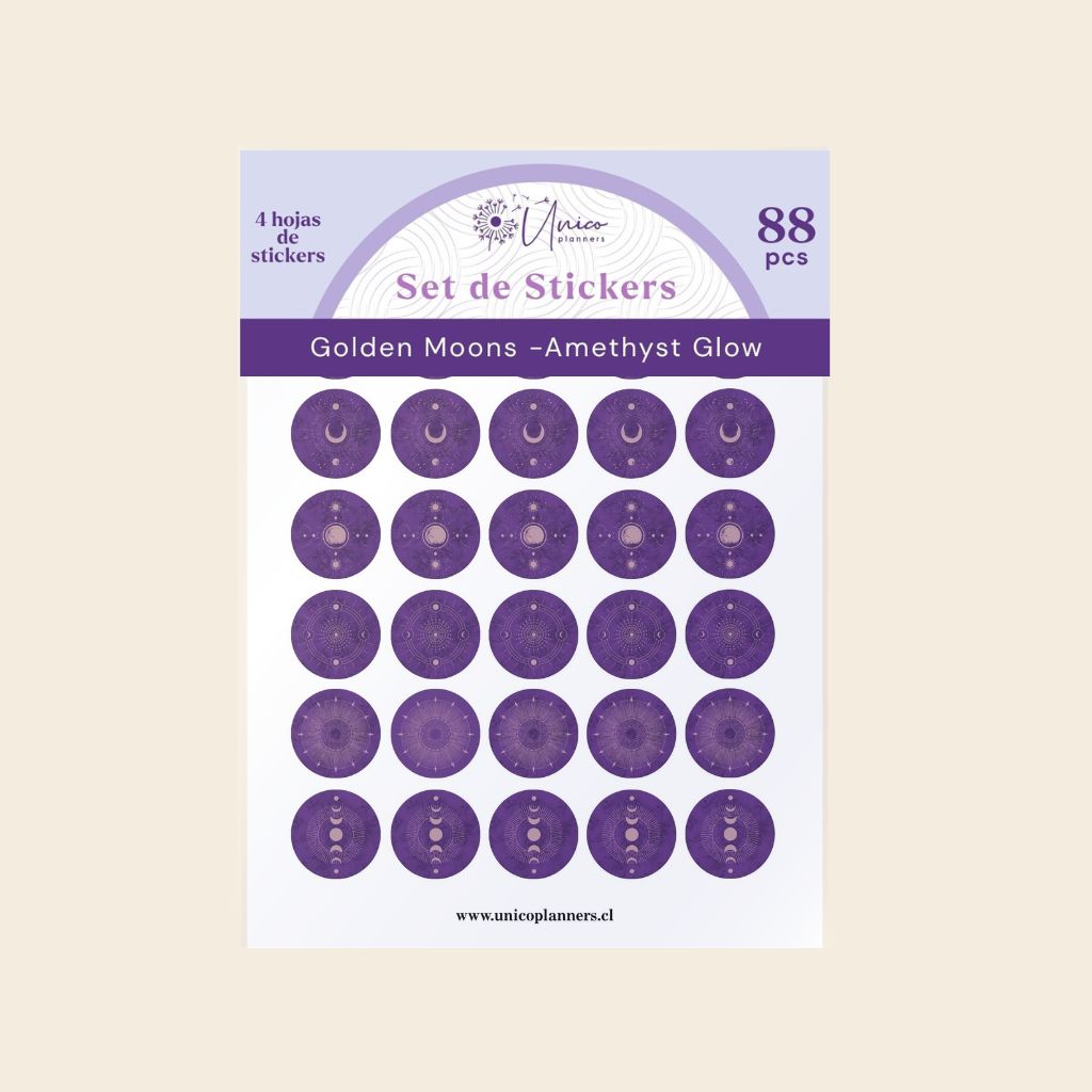 Set de Stickers | Golden Moons