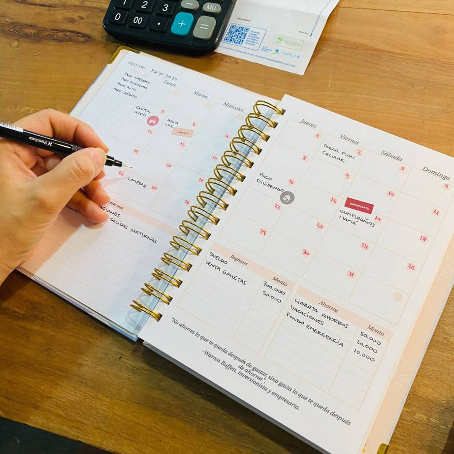Planner de Finanzas 2025 - Colorblock