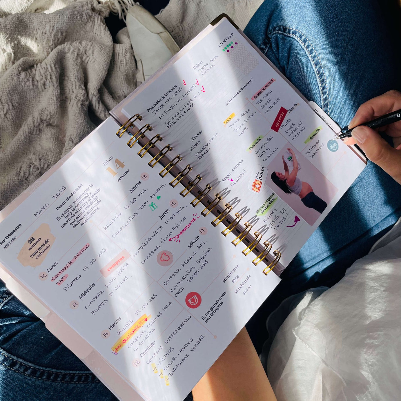 Diario Único Mi Embarazo - Fabric