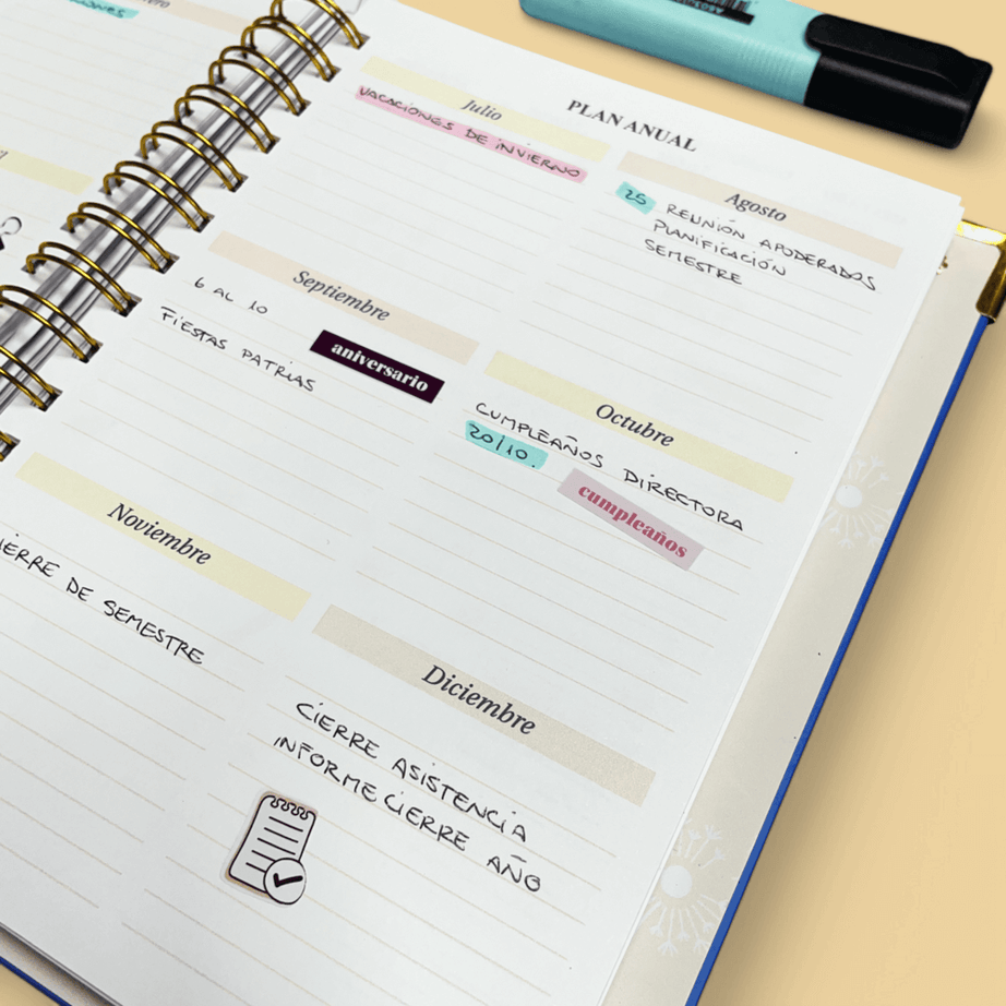 Planner Docente 2025 - Pensar