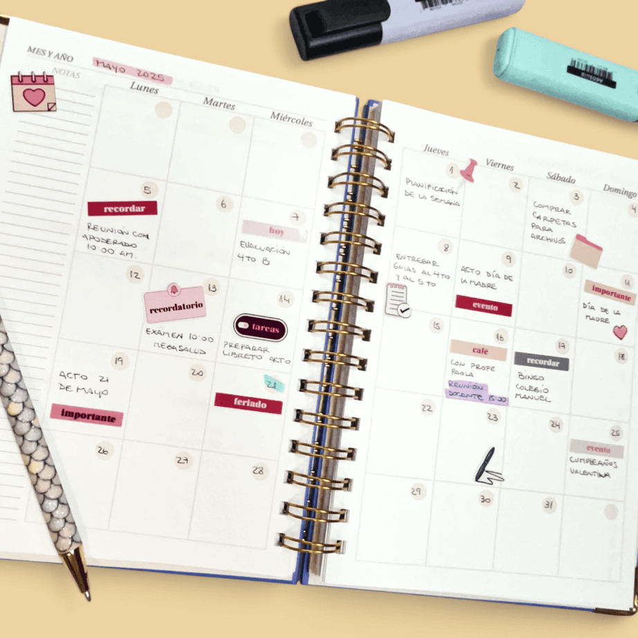 Planner Docente 2025 - Pensar