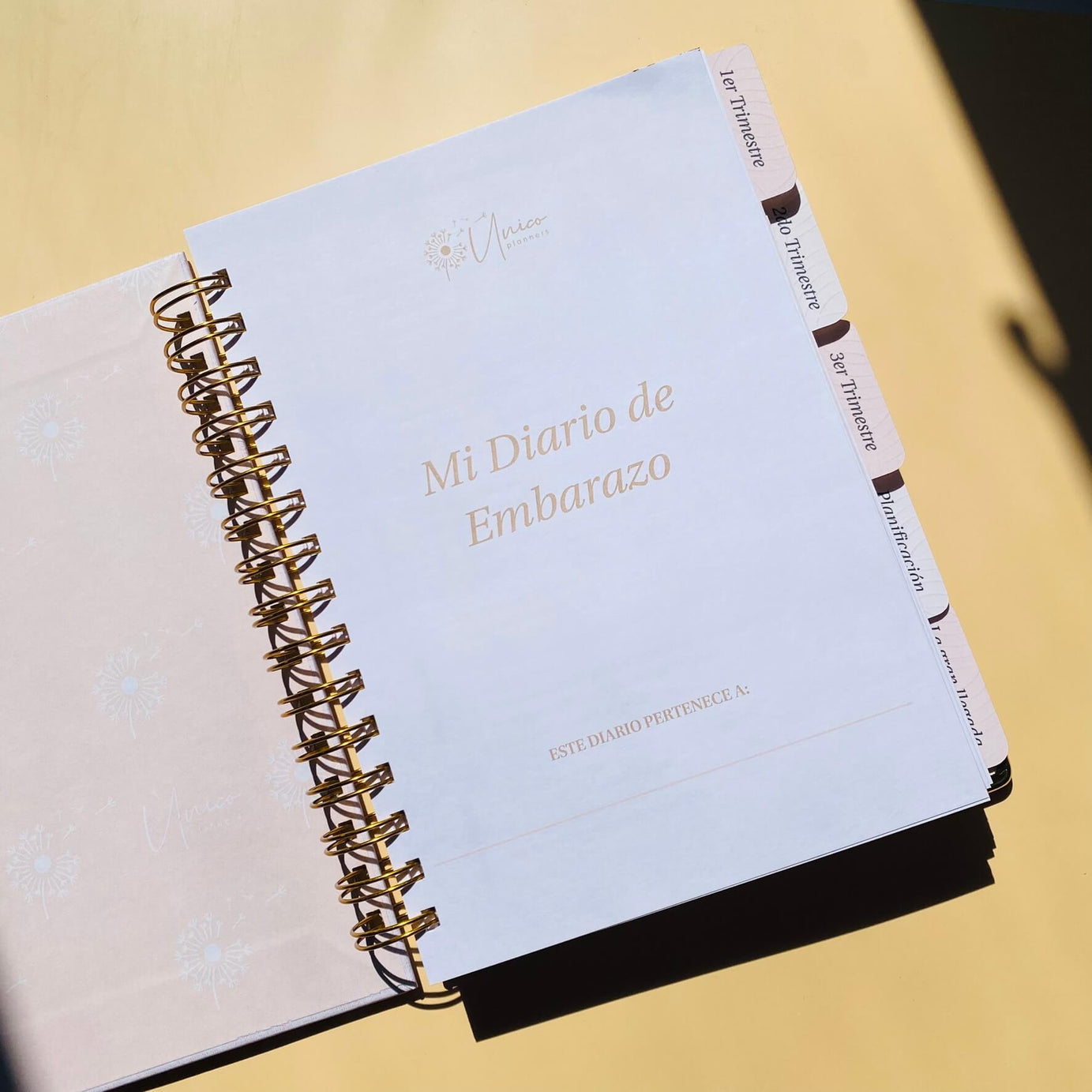 Diario Único Mi Embarazo - Fabric