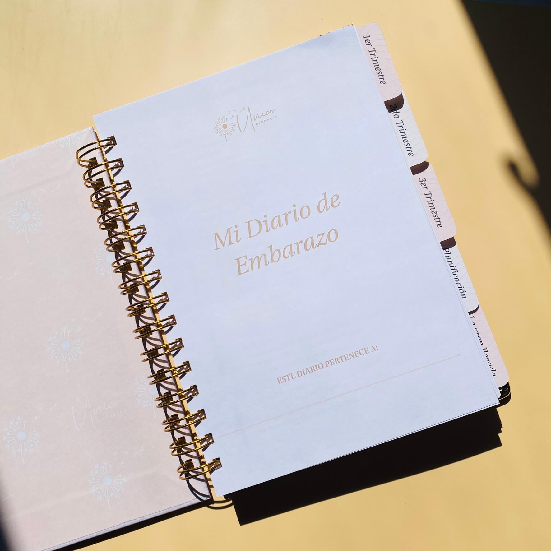 Diario Único Mi Embarazo - Fabric