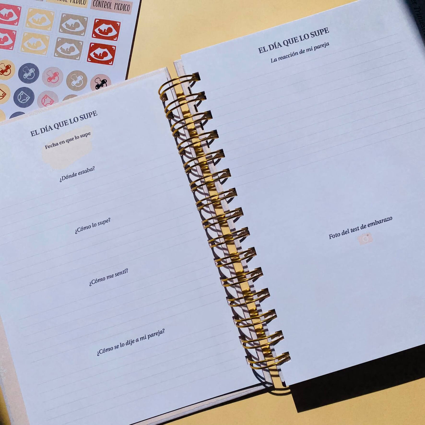 Diario Único Mi Embarazo - Fabric