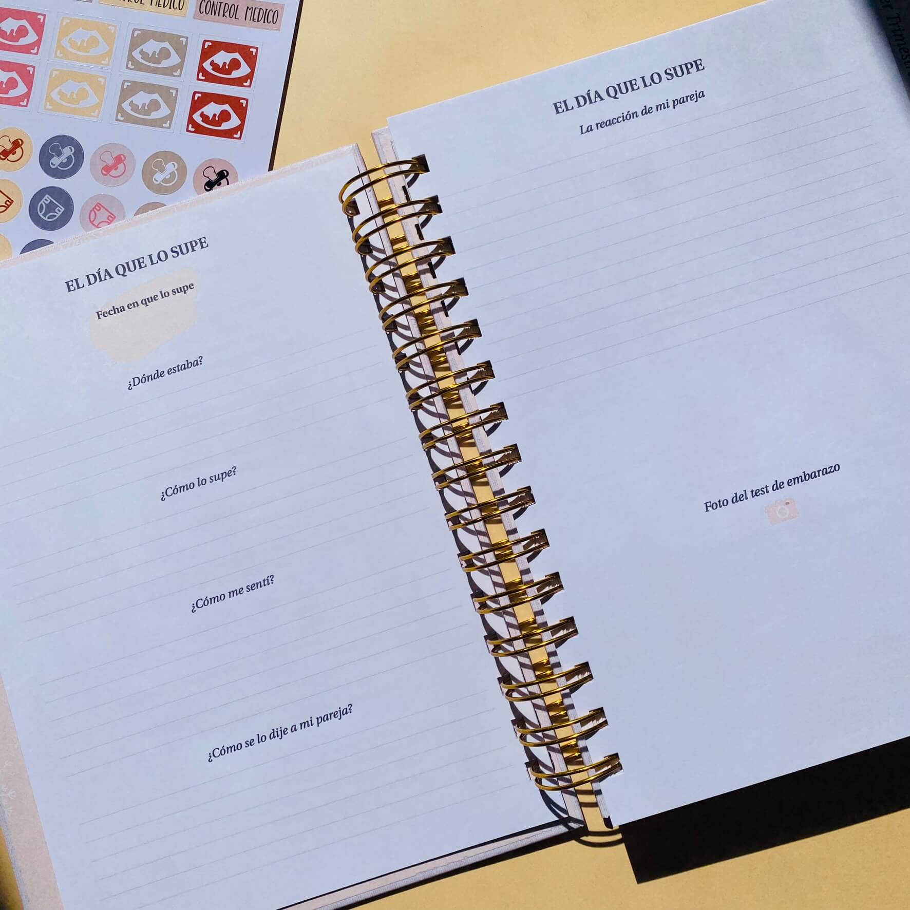 Diario Único Mi Embarazo - Fabric