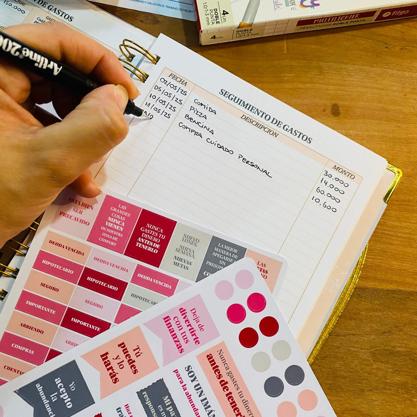 Planner de Finanzas 2025 - Colorblock