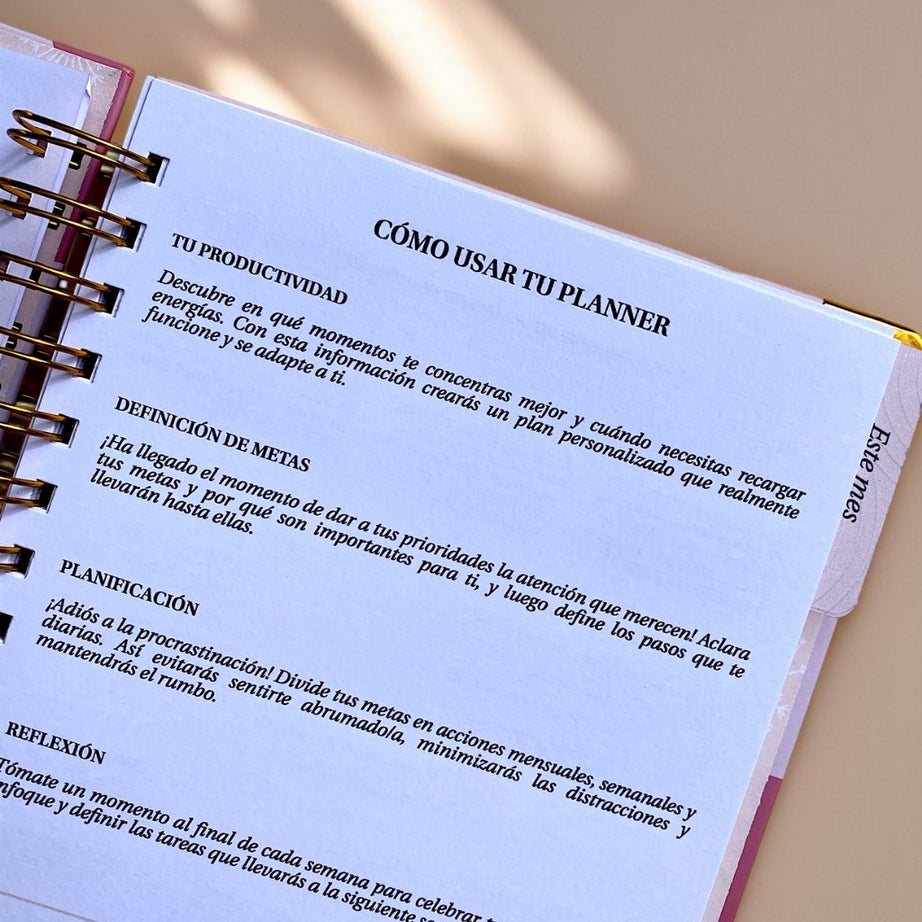 Planner de Productividad Mis Metas | Pensy