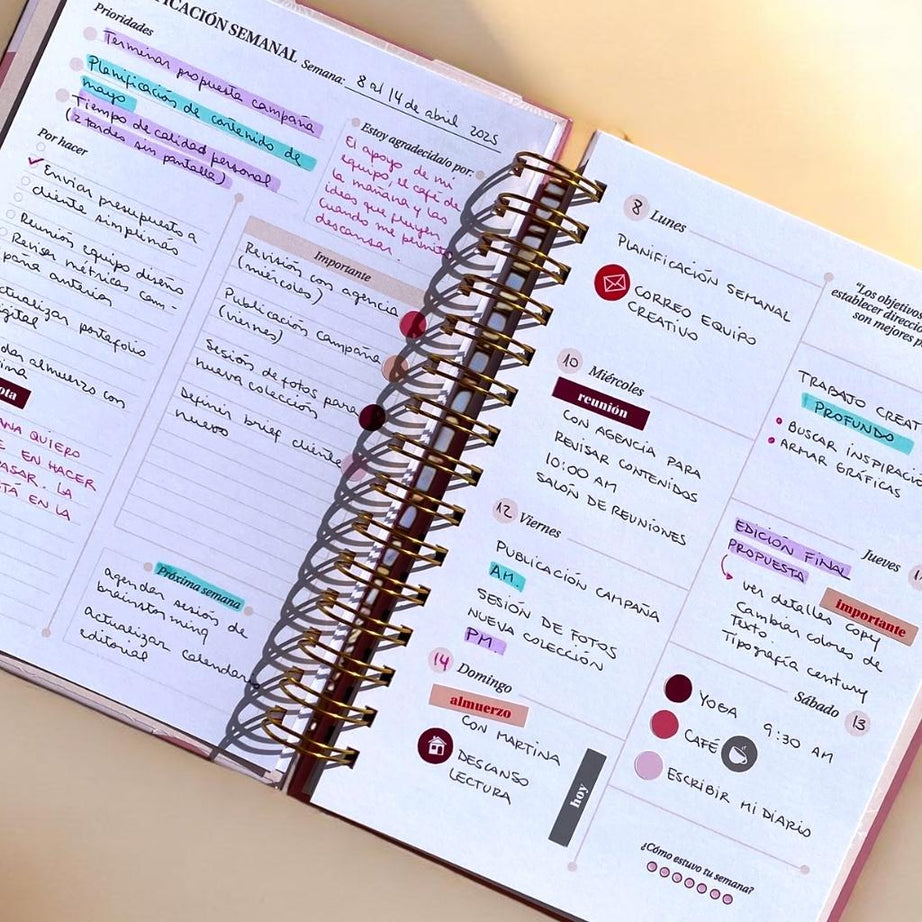 Planner Semanal Mis Semanas 2025 - 2026 | Magazine