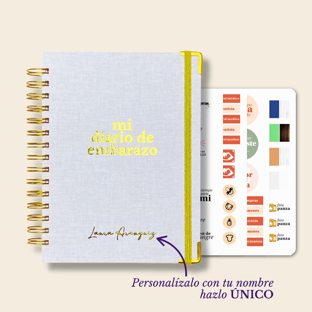 Diario Único Mi Embarazo - Fabric