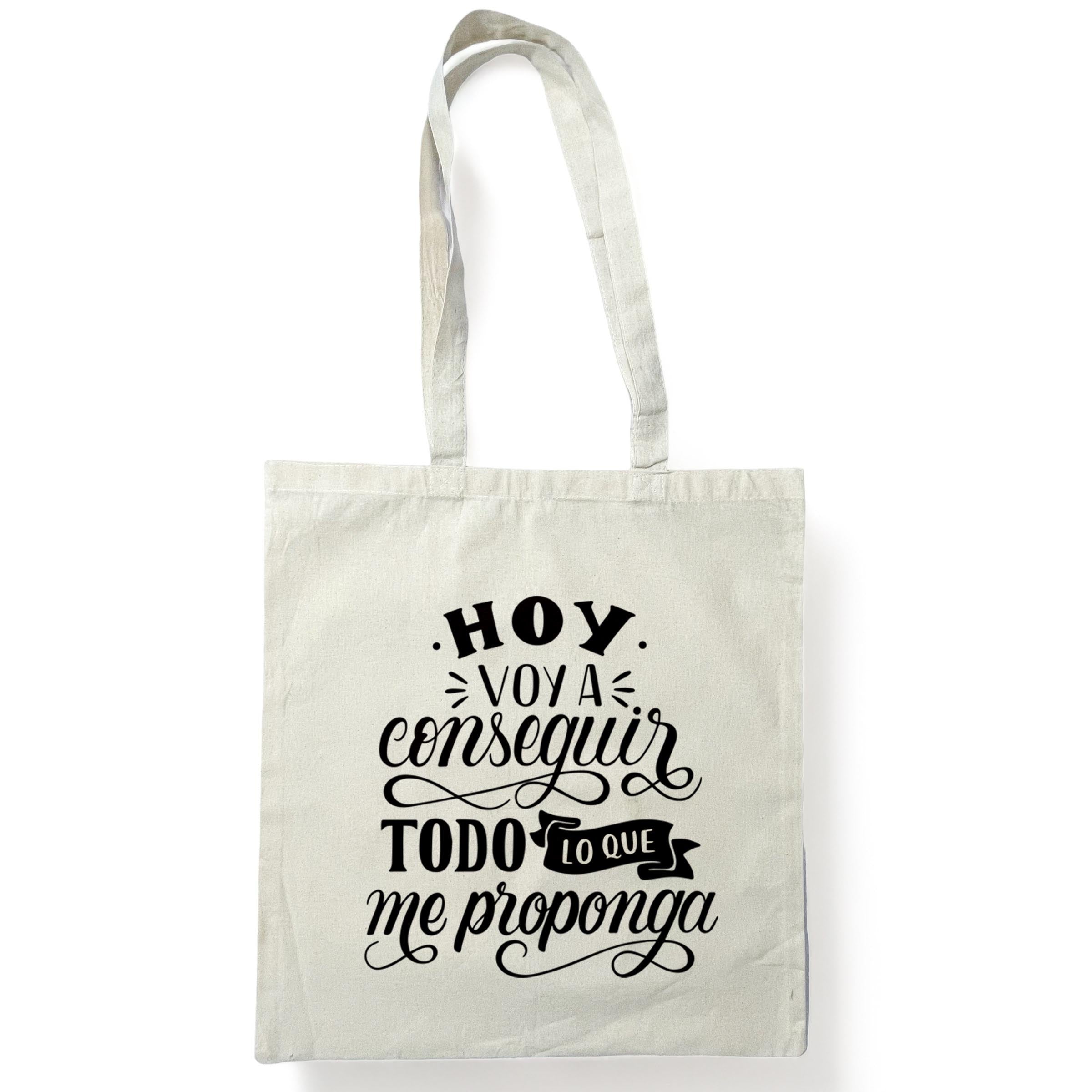 Tote Bag Algodón Motívate 42x38 cm