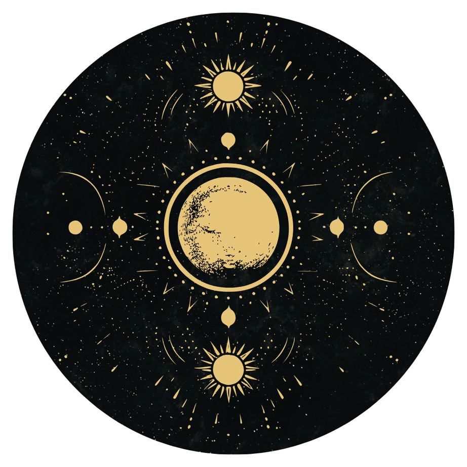 Set de Stickers | Golden Moons