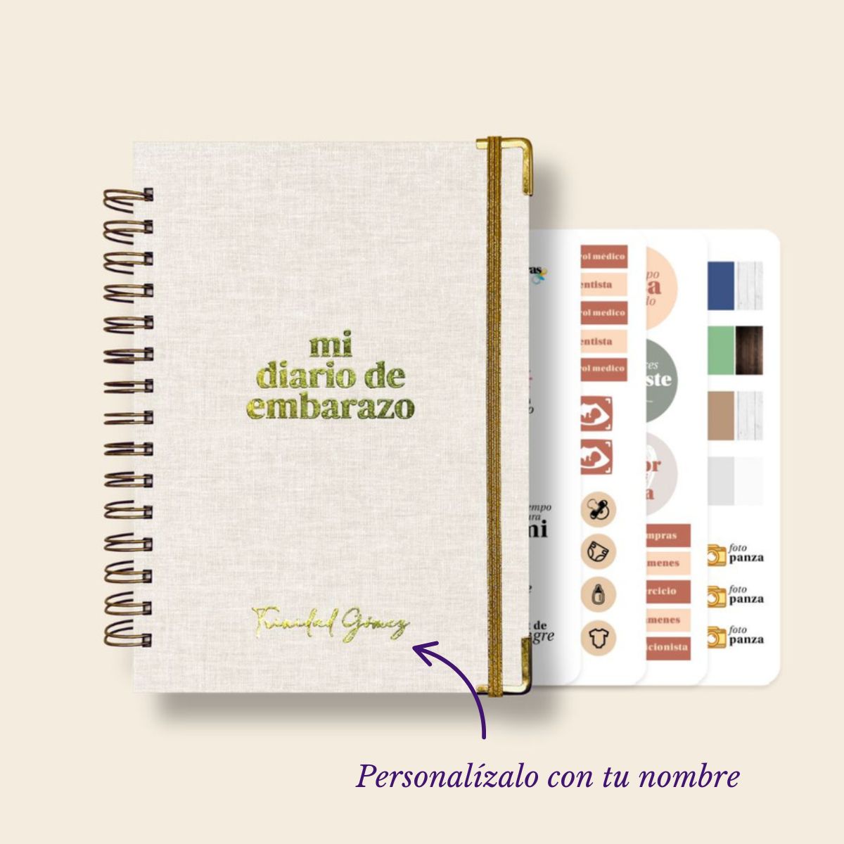 Diario Único Mi Embarazo - Fabric